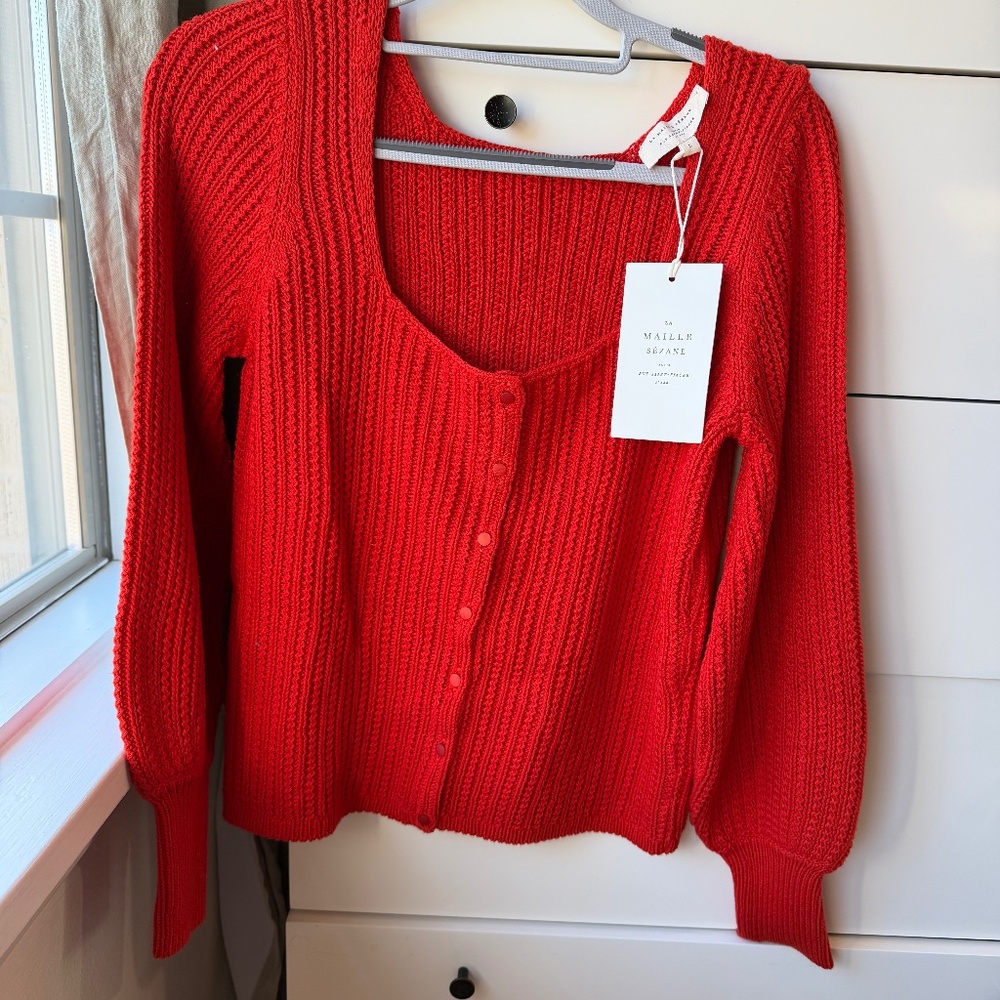 Sezane Marietta Swearer - S coral red